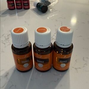 New Young Living Orange Essential Oil 15 ml THREE BOTTLES